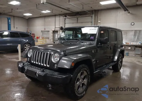 2016 Jeep Wrangler Unlimited Sahara z USA, uszkodzony, nr VIN 1C4BJWEG3GL172532